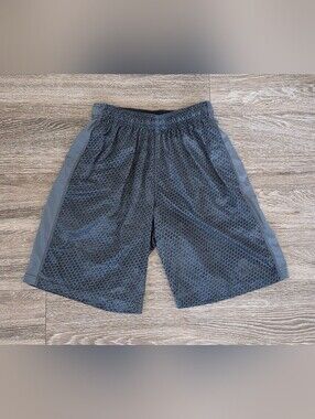 Nike Dri-FIT Athletic Shorts Gray Pattern Men's Medium